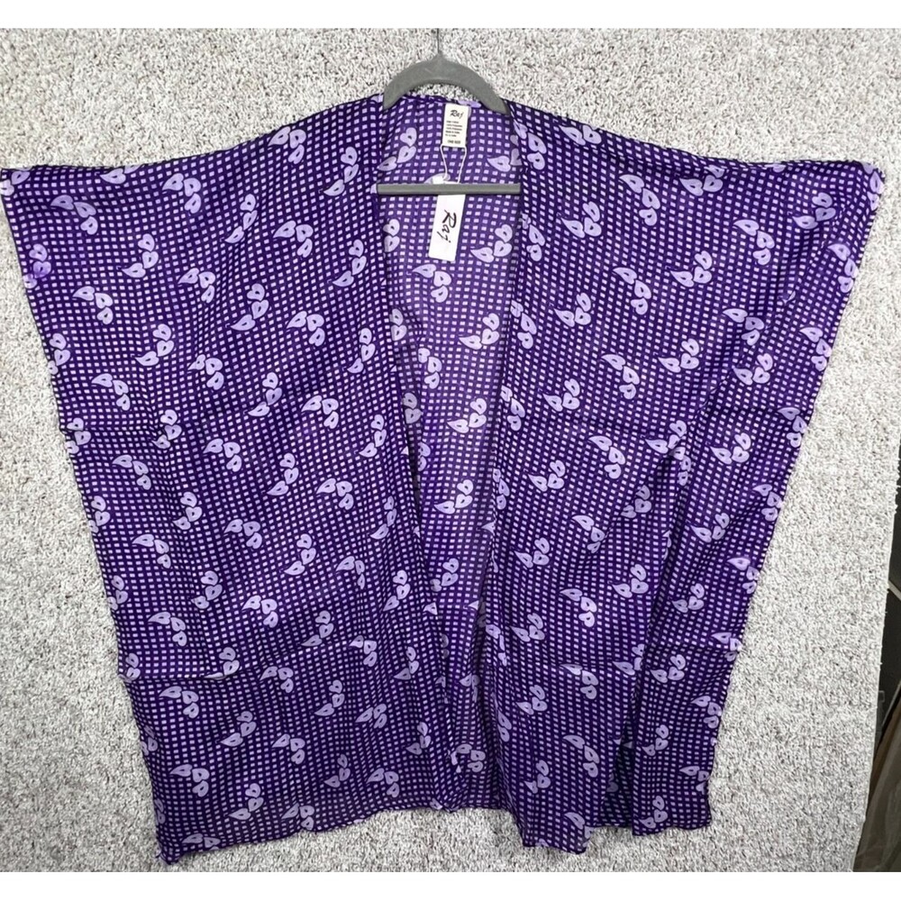Brand New With Tags Raj Brand Open Front Kimono Purple OS
